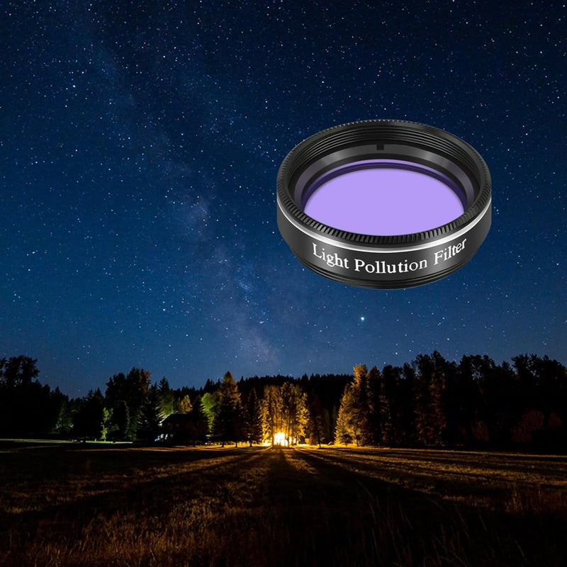 WEOOEN 1.25inch Light Pollution Filter for Telescope, Perfect for Viewing Moon and Planets, Metal Cell and Optical Glass - Image 4